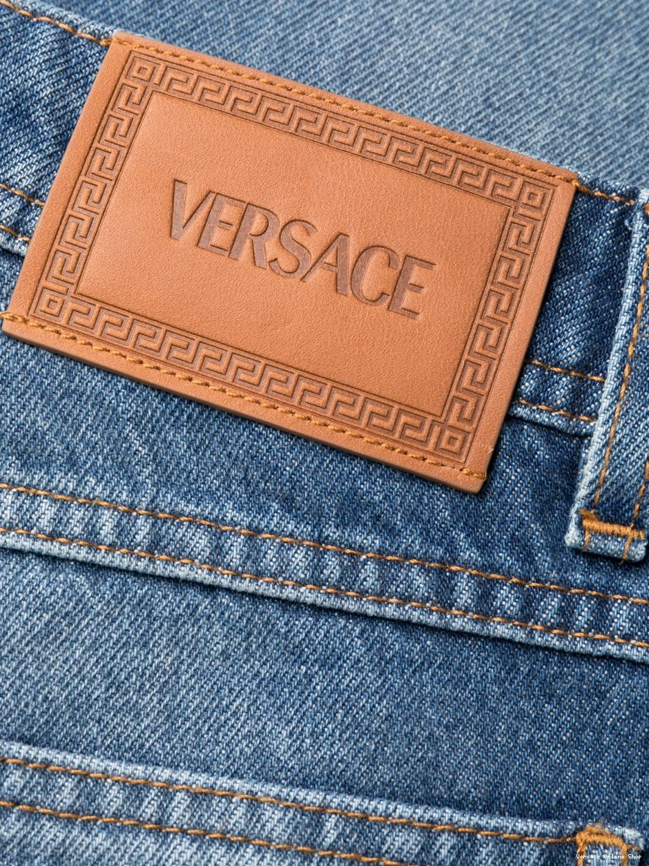 Cheap Women '95 straight-leg Versace Medusa jeans 0804